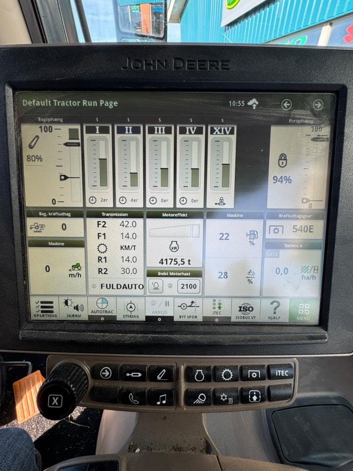 Traktor Türe ait John Deere 6195R, Gebrauchtmaschine içinde Videbæk (resim 8)