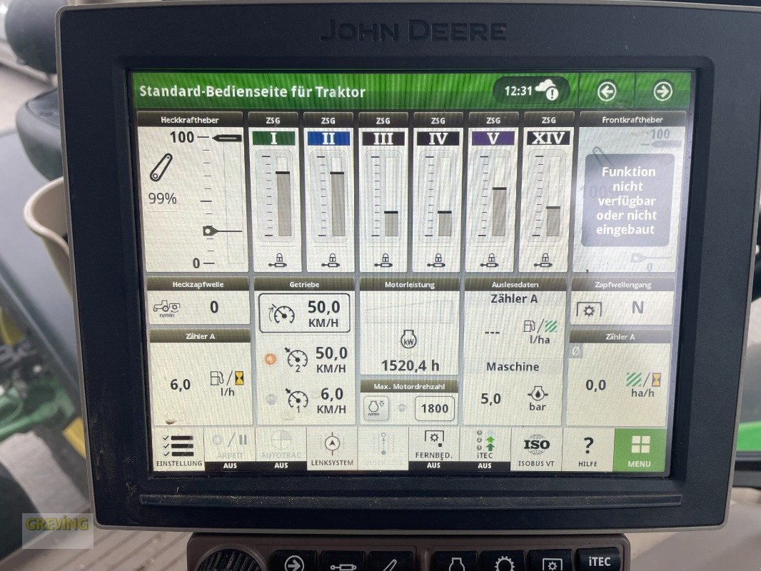 Traktor типа John Deere 6195R, Gebrauchtmaschine в Ahaus (Фотография 15)