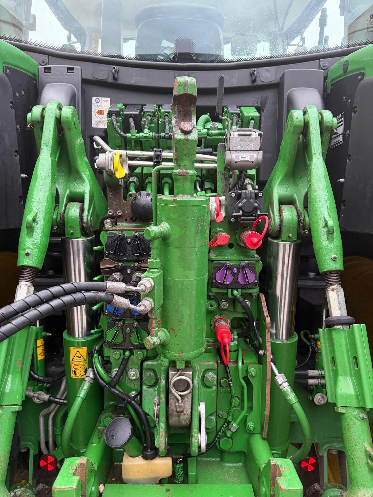 Traktor van het type John Deere 6195R, Gebrauchtmaschine in Aholming (Foto 7)