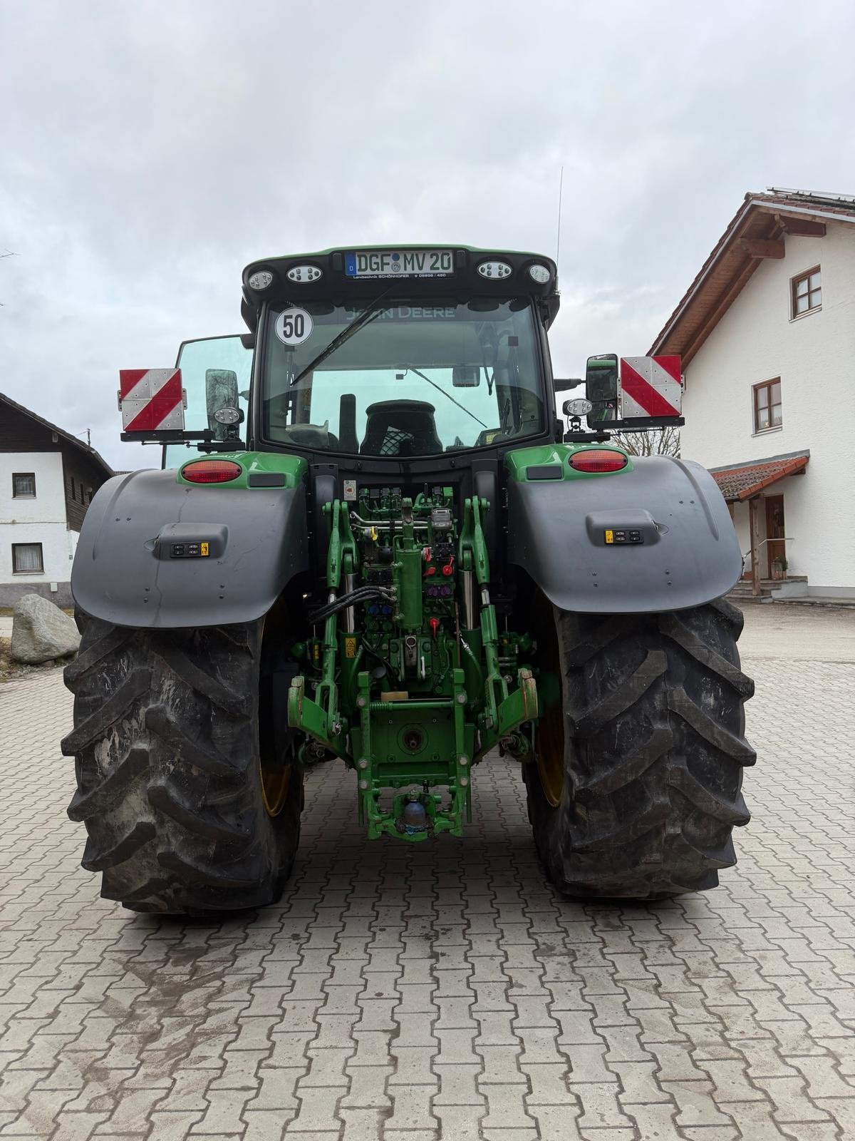 Traktor van het type John Deere 6195R, Gebrauchtmaschine in Aholming (Foto 14)