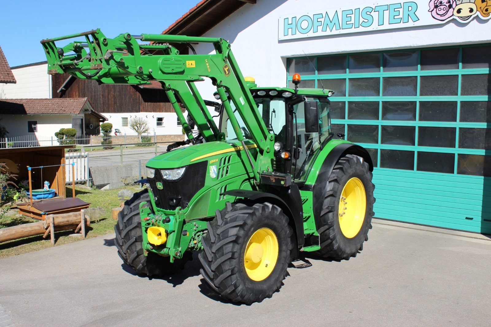 Traktor typu John Deere 6195R, Gebrauchtmaschine v Mamming (Obrázek 1)