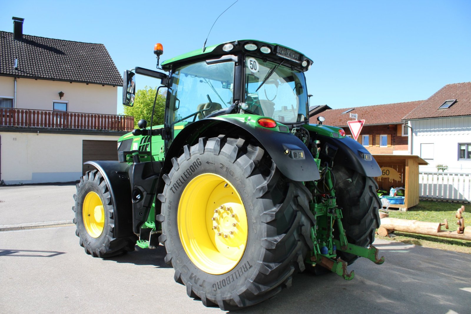 Traktor typu John Deere 6195R, Gebrauchtmaschine v Mamming (Obrázek 9)