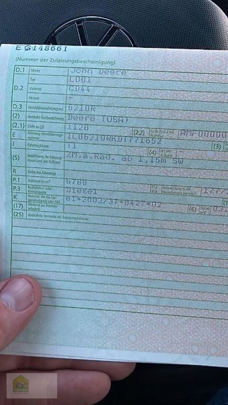 Traktor tip John Deere 6210R *Direct Drive*, Gebrauchtmaschine in Salsitz (Poză 7)