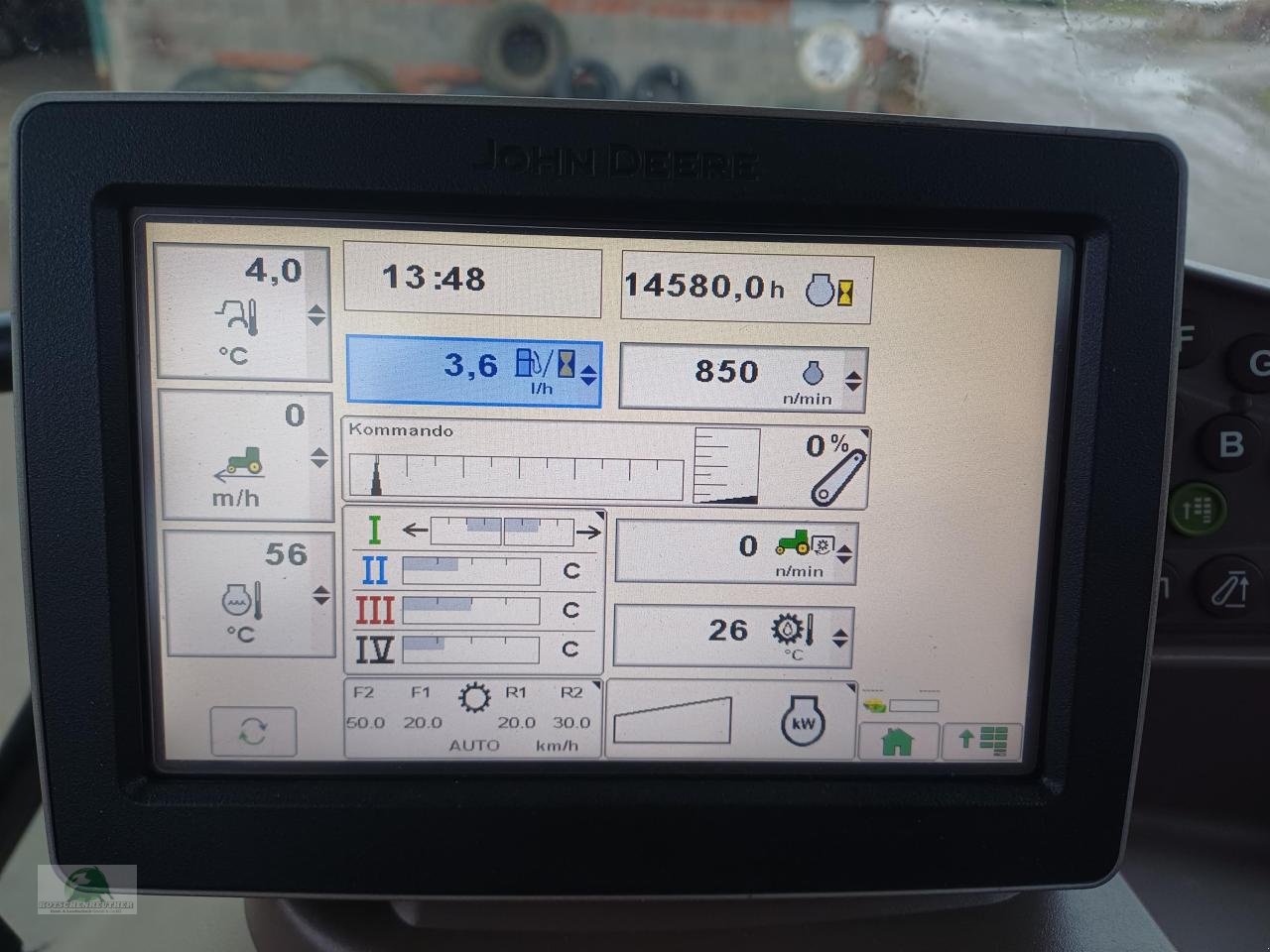 Traktor des Typs John Deere 6210R, Gebrauchtmaschine in Hofheim (Bild 8)