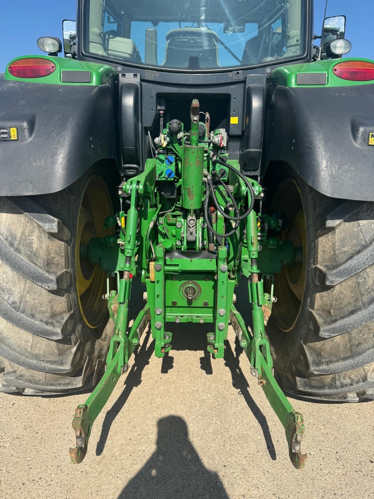 Traktor Türe ait John Deere 6210R, Gebrauchtmaschine içinde Aislingen (resim 4)