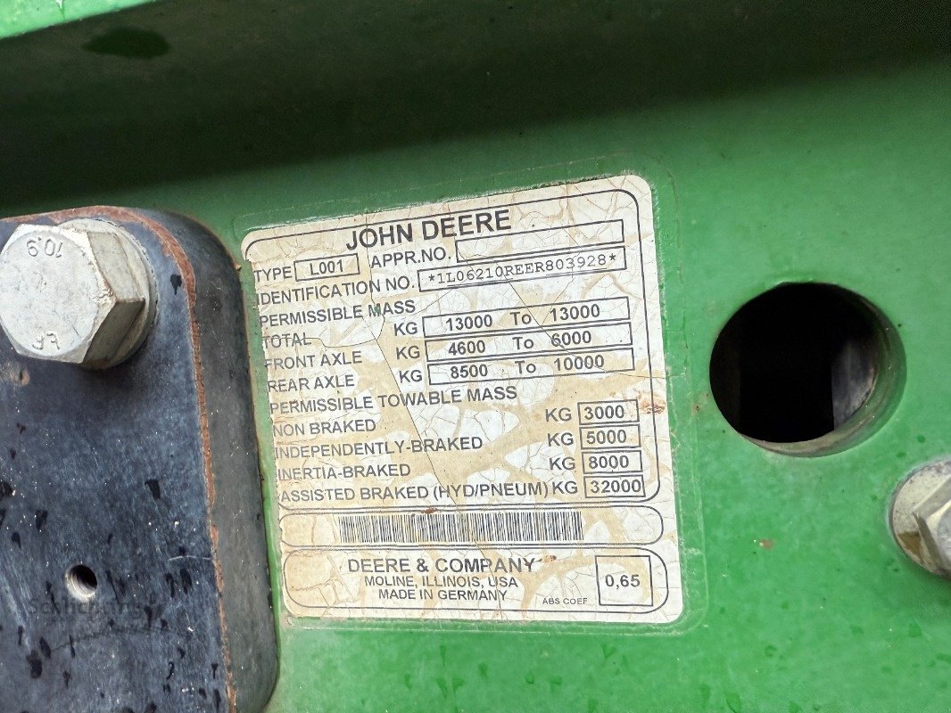 Traktor of the type John Deere 6210R, Gebrauchtmaschine in Marxen (Picture 24)