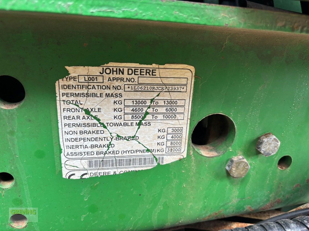 Traktor a típus John Deere 6210R, Gebrauchtmaschine ekkor: Ahaus (Kép 15)