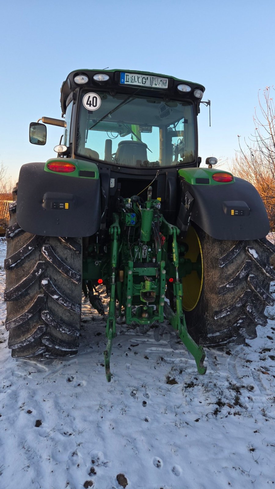 Traktor typu John Deere 6210R, Gebrauchtmaschine w Mertingen (Zdjęcie 3)