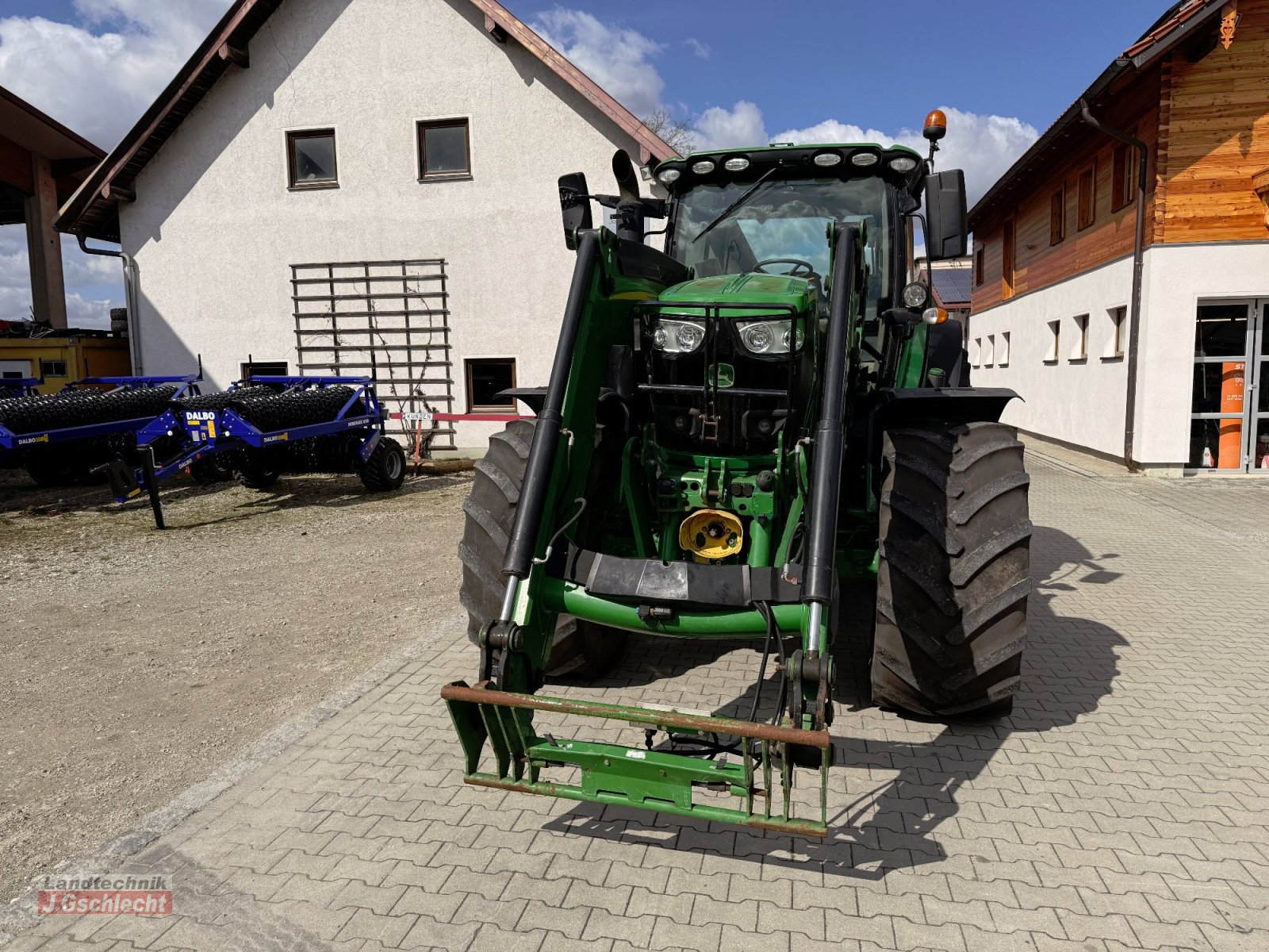Traktor типа John Deere 6215 R mit Frontlader, Gebrauchtmaschine в Mühldorf (Фотография 8)