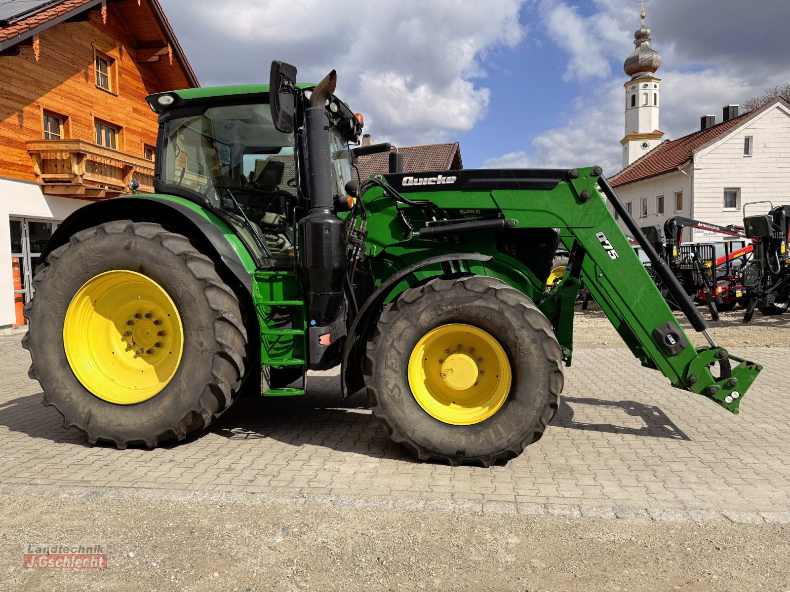 Traktor типа John Deere 6215 R mit Frontlader, Gebrauchtmaschine в Mühldorf (Фотография 12)