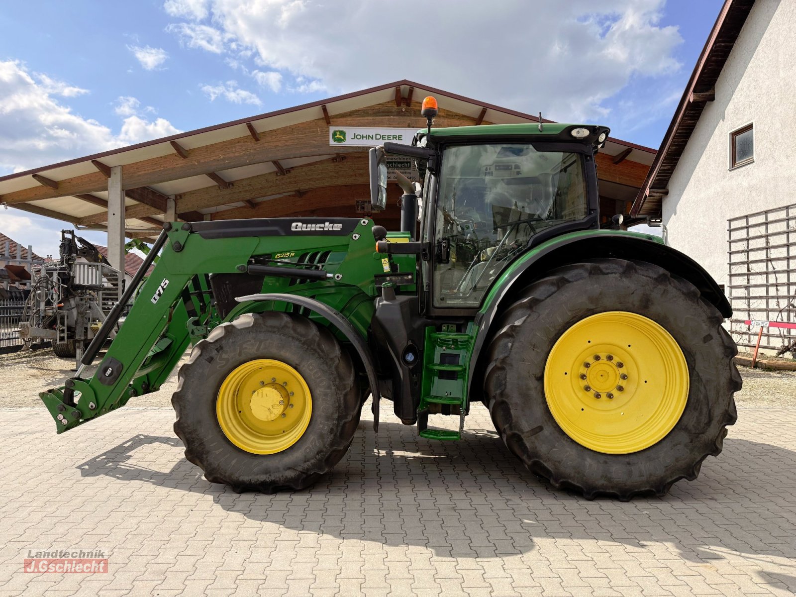 Traktor типа John Deere 6215 R mit Frontlader, Gebrauchtmaschine в Mühldorf (Фотография 22)
