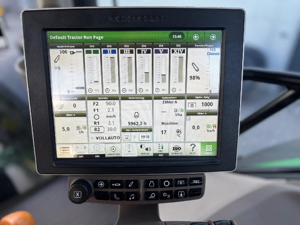 Traktor Türe ait John Deere 6215 R, Gebrauchtmaschine içinde Frankenmarkt (resim 4)