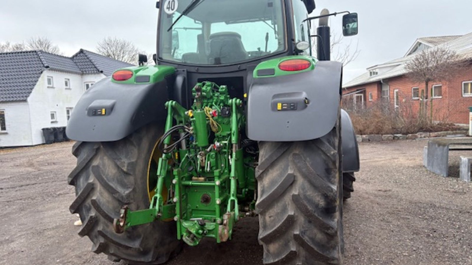 Traktor van het type John Deere 6215R AUTOPOWER, GPS KLAR, FRONTLIFT, VALGFRIT TRÆK, Gebrauchtmaschine in Dronninglund (Foto 12)