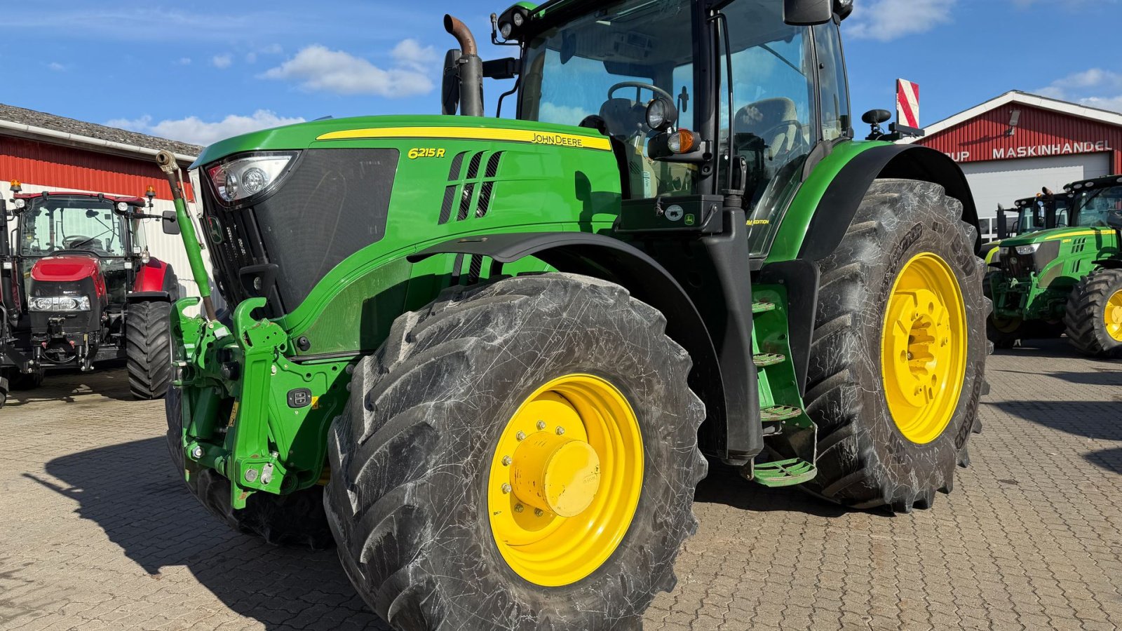 Traktor Türe ait John Deere 6215R KUN 5100 TIMER!, Gebrauchtmaschine içinde Nørager (resim 1)