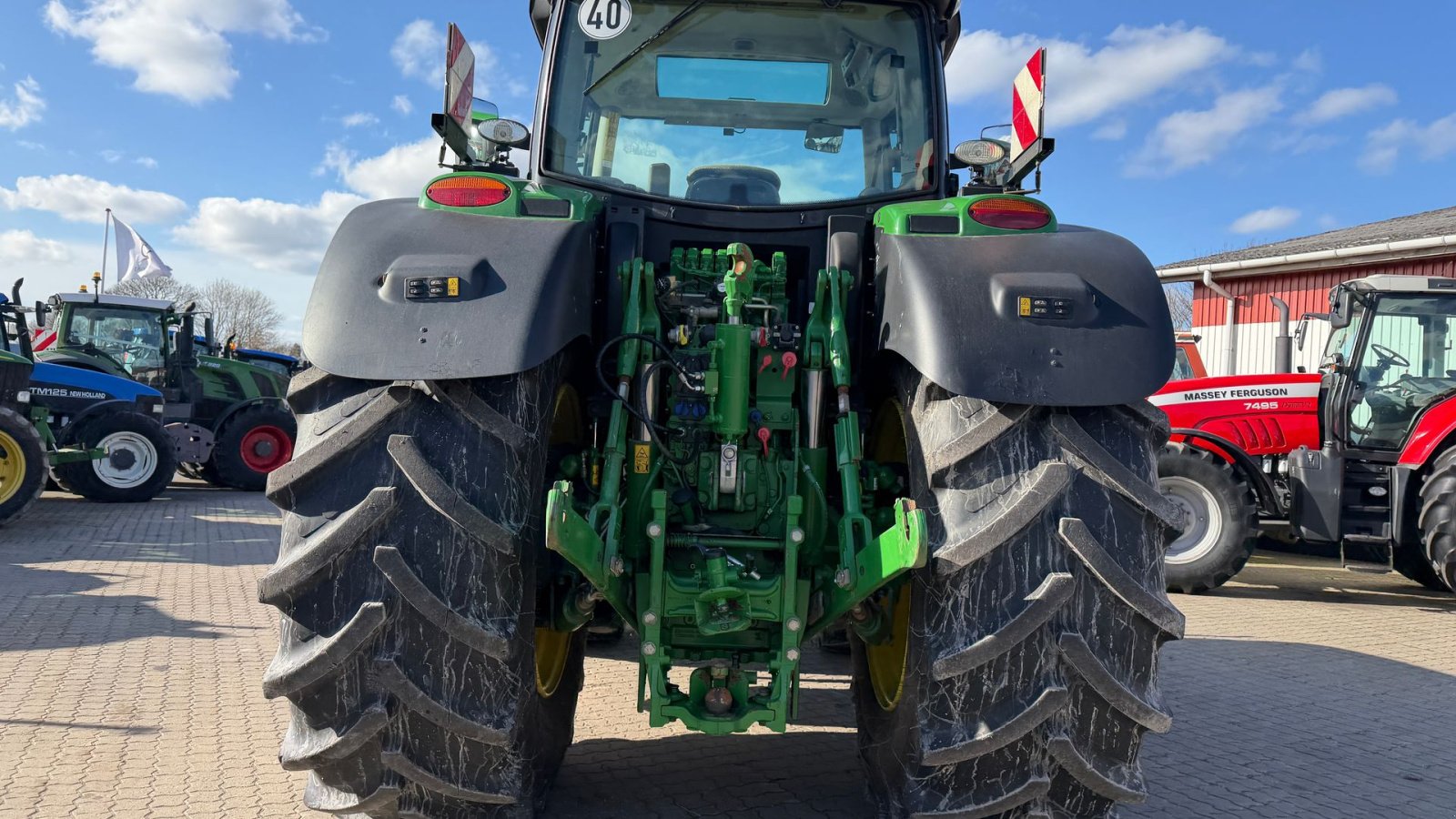 Traktor Türe ait John Deere 6215R KUN 5100 TIMER!, Gebrauchtmaschine içinde Nørager (resim 13)