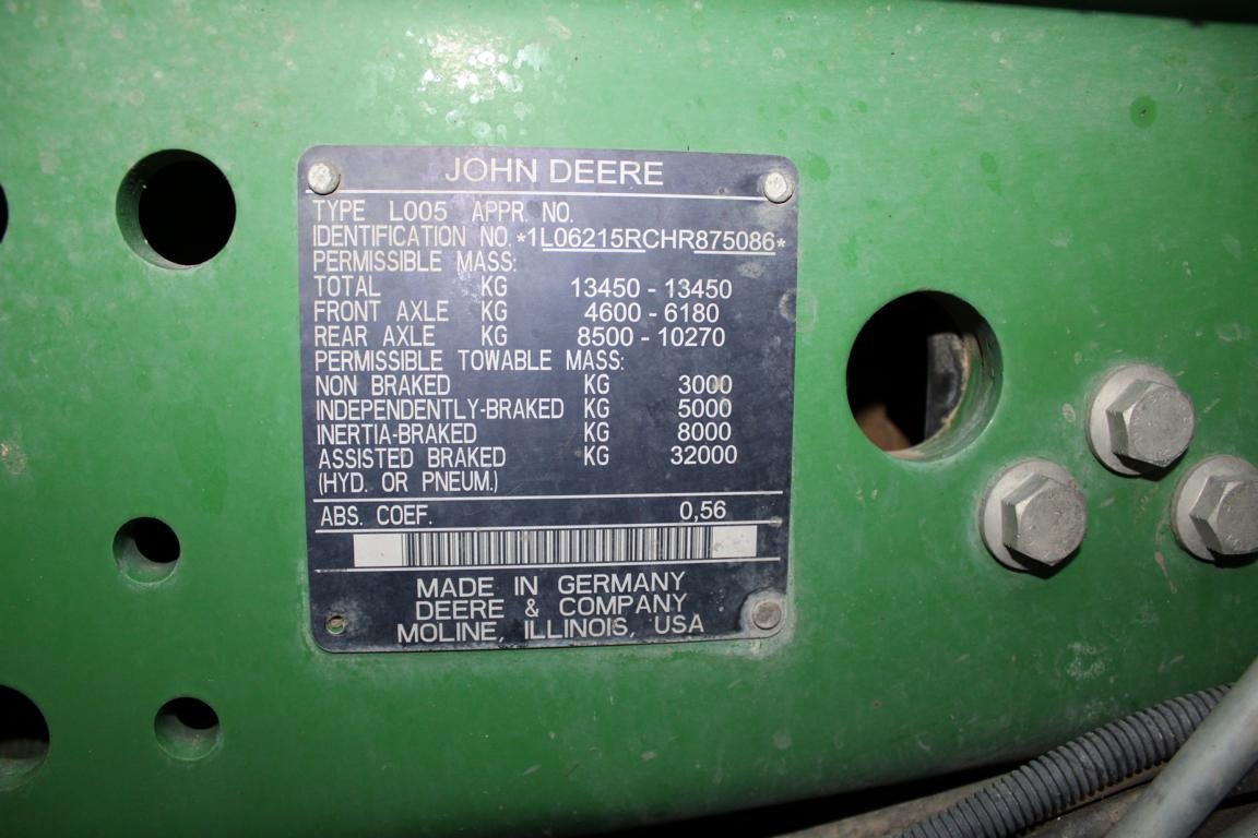 Traktor typu John Deere 6215R - Nr.: 086, Gebrauchtmaschine v Regensburg (Obrázek 3)