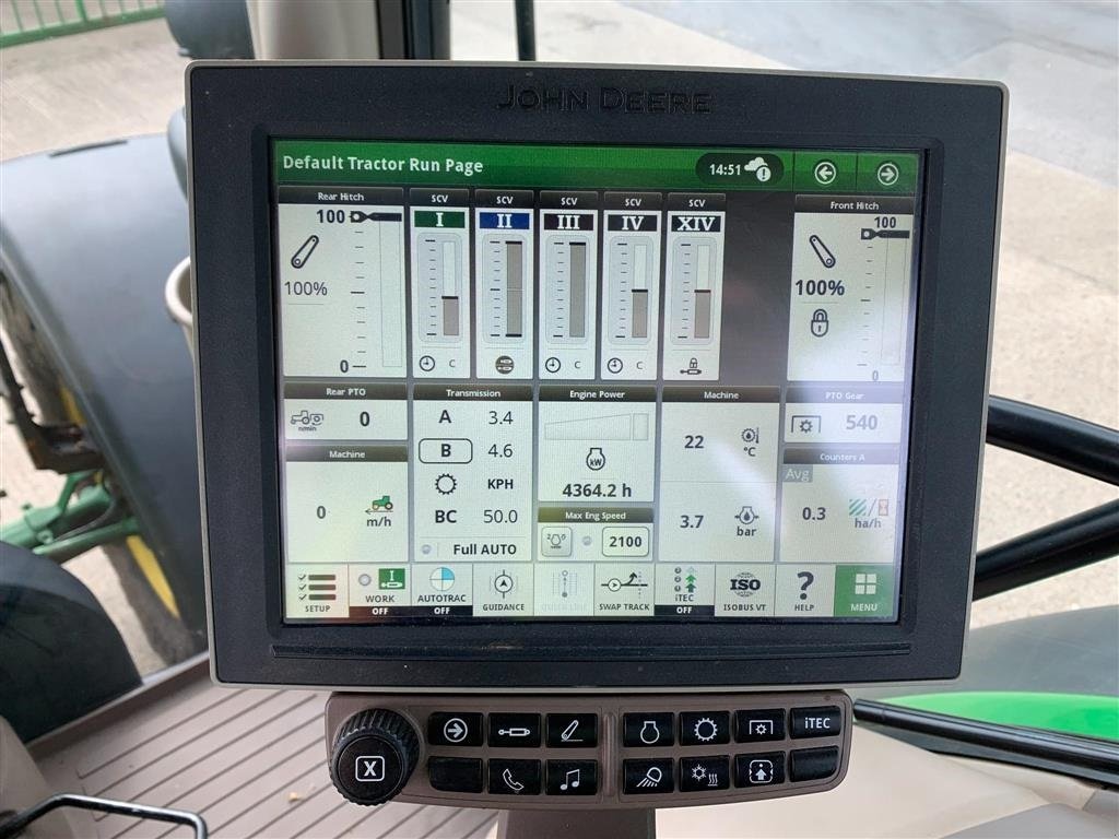 Traktor typu John Deere 6215R SOLGT!!! Command Arm. Premium og Comfort pakke., Gebrauchtmaschine v Kolding (Obrázek 13)