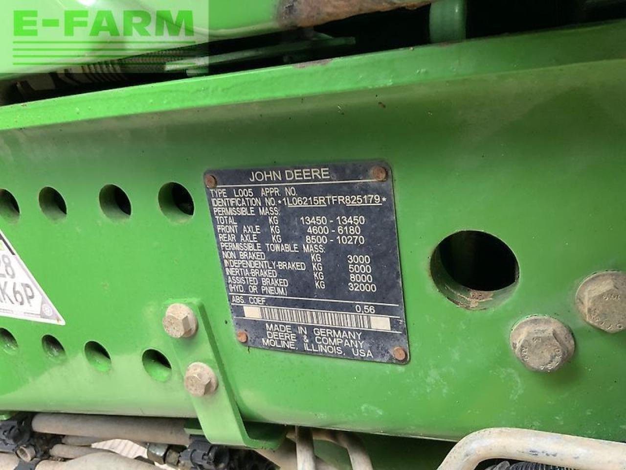 Traktor типа John Deere 6215r (st23802), Gebrauchtmaschine в SHAFTESBURY (Фотография 15)