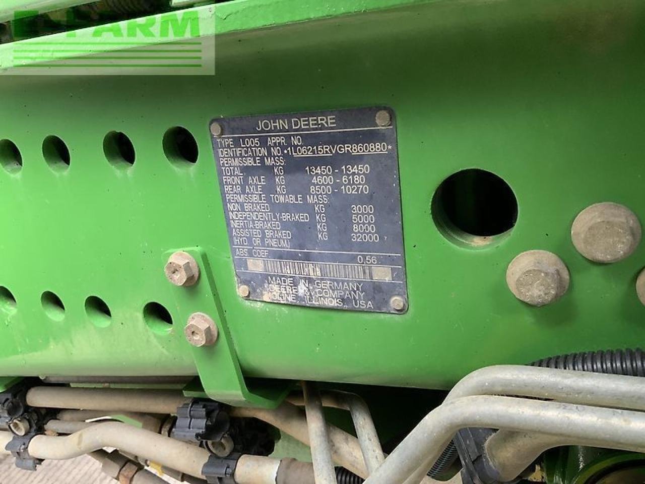 Traktor typu John Deere 6215r tractor (st23353), Gebrauchtmaschine w SHAFTESBURY (Zdjęcie 14)