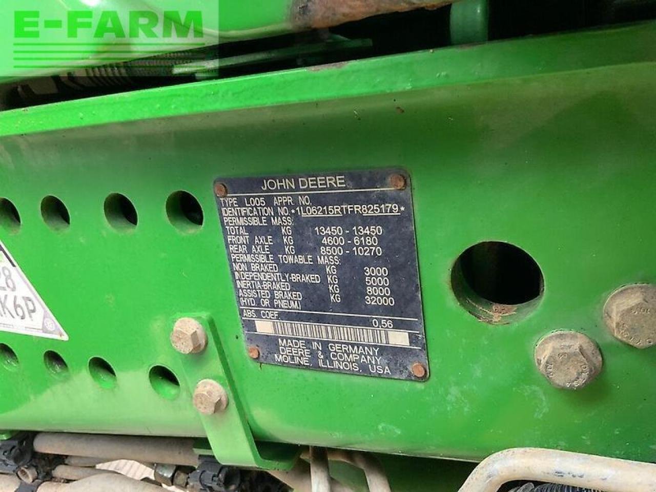 Traktor of the type John Deere 6215r tractor (st23802), Gebrauchtmaschine in SHAFTESBURY (Picture 25)
