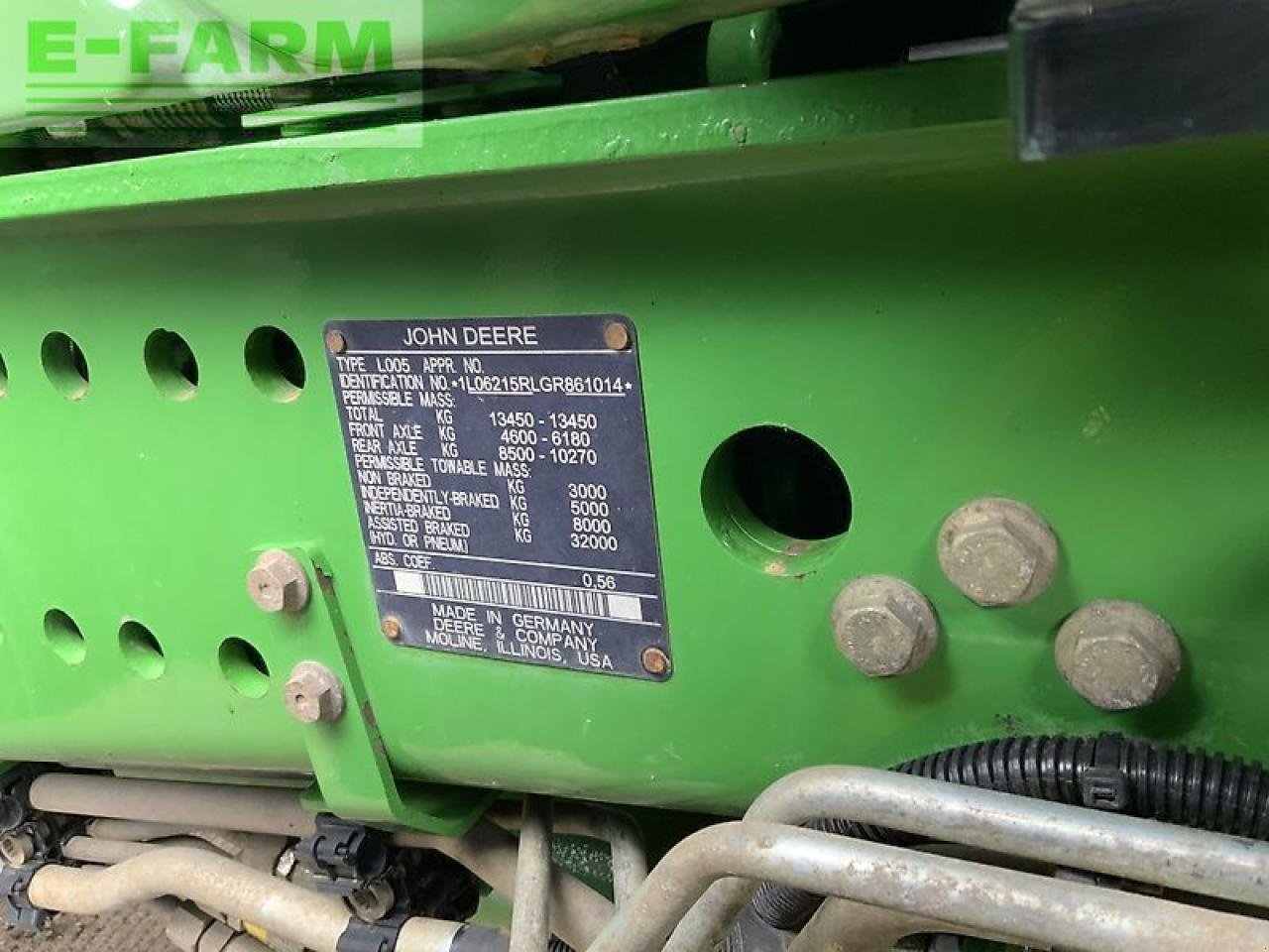 Traktor typu John Deere 6215r tractor (st23985), Gebrauchtmaschine v SHAFTESBURY (Obrázek 13)