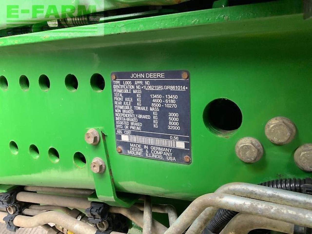 Traktor des Typs John Deere 6215r tractor (st23985), Gebrauchtmaschine in SHAFTESBURY (Bild 14)