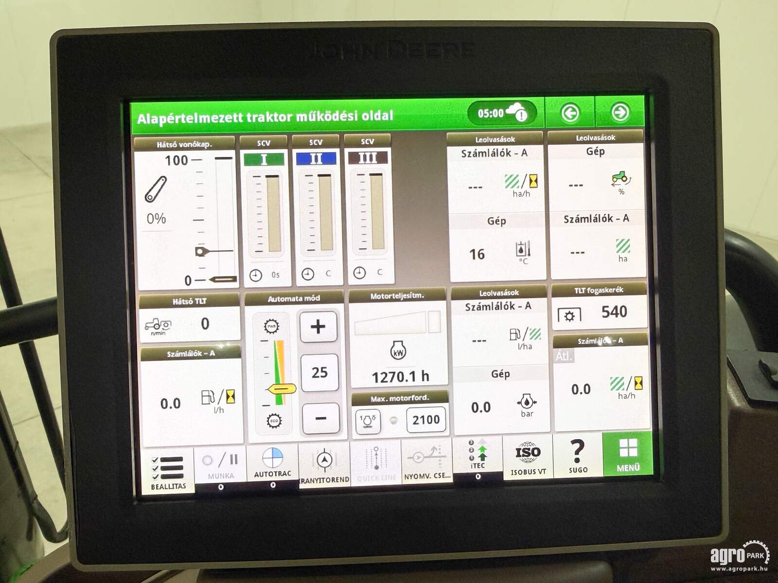 Traktor типа John Deere 6215R, Gebrauchtmaschine в Csengele (Фотография 10)