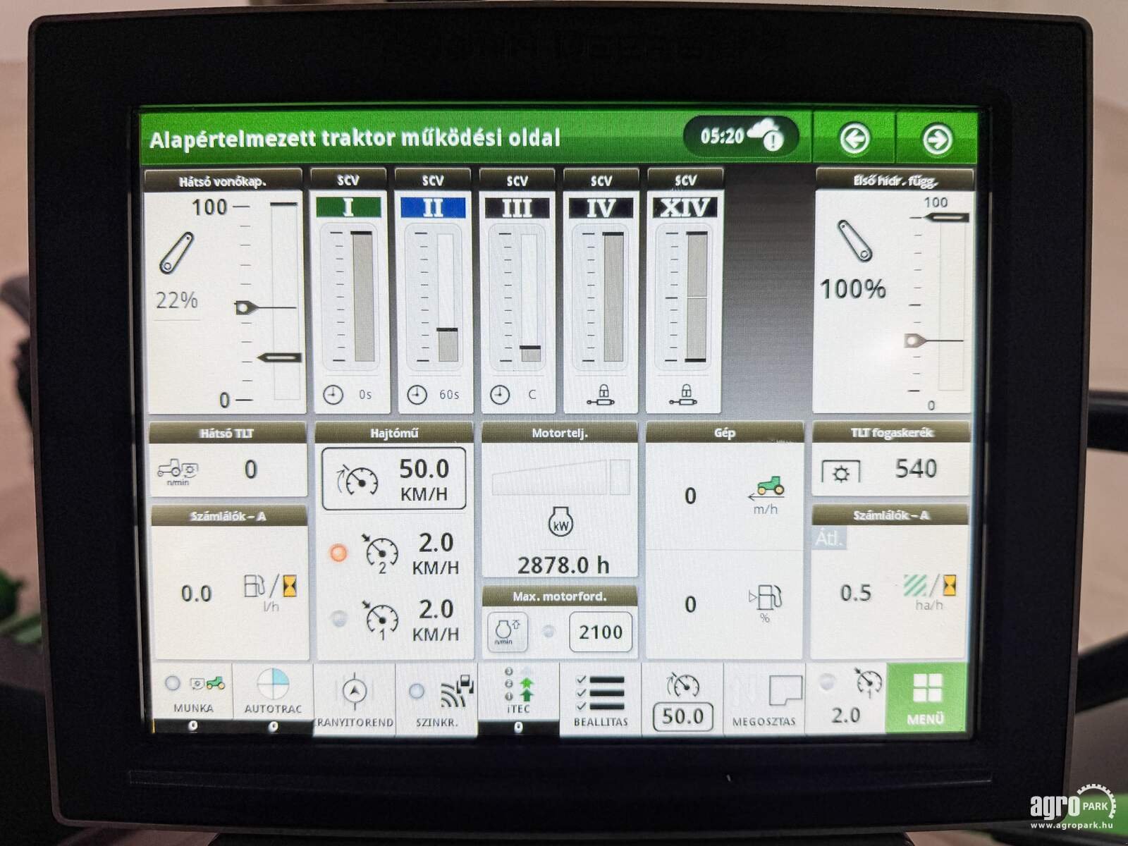 Traktor типа John Deere 6215R, Gebrauchtmaschine в Csengele (Фотография 10)