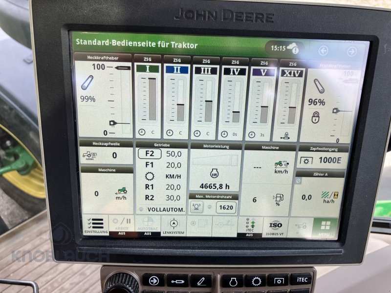 Traktor типа John Deere 6215R, Gebrauchtmaschine в Ravensburg (Фотография 11)