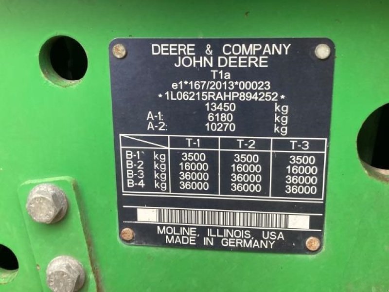 Traktor du type John Deere 6215R, Gebrauchtmaschine en Bramming (Photo 9)