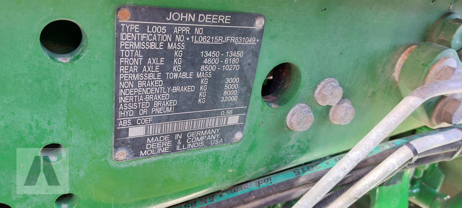 Traktor des Typs John Deere 6215R, Gebrauchtmaschine in Schwabmünchen (Bild 25)