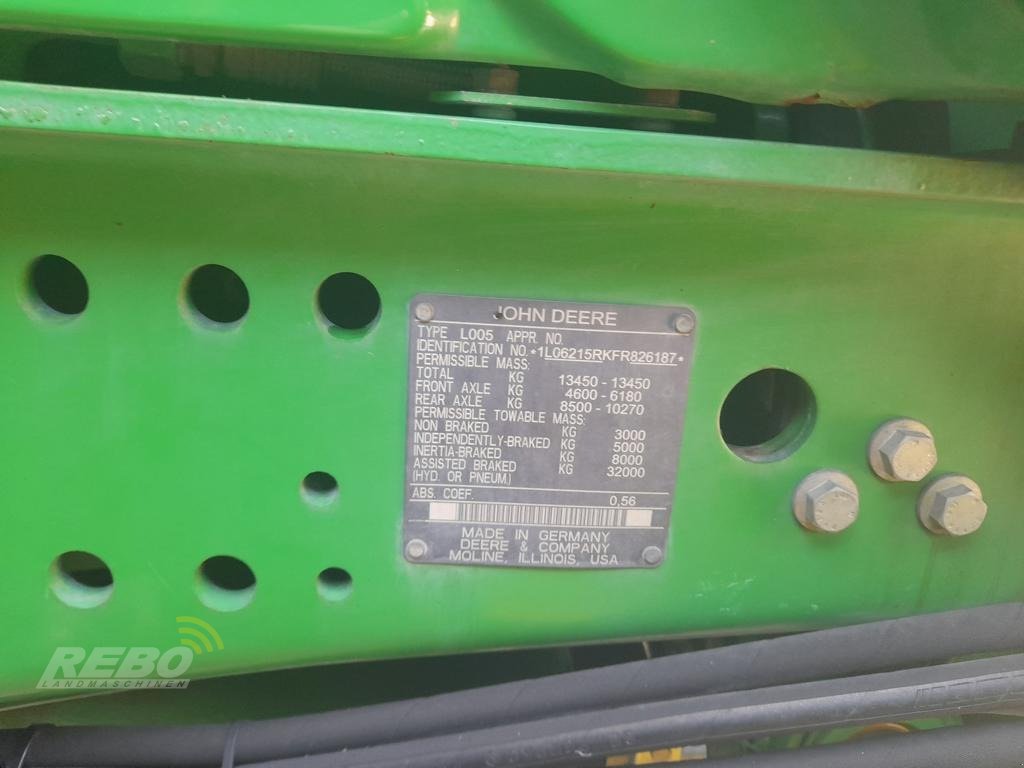 Traktor van het type John Deere 6215R, Gebrauchtmaschine in Neuenkirchen-Vörden (Foto 2)