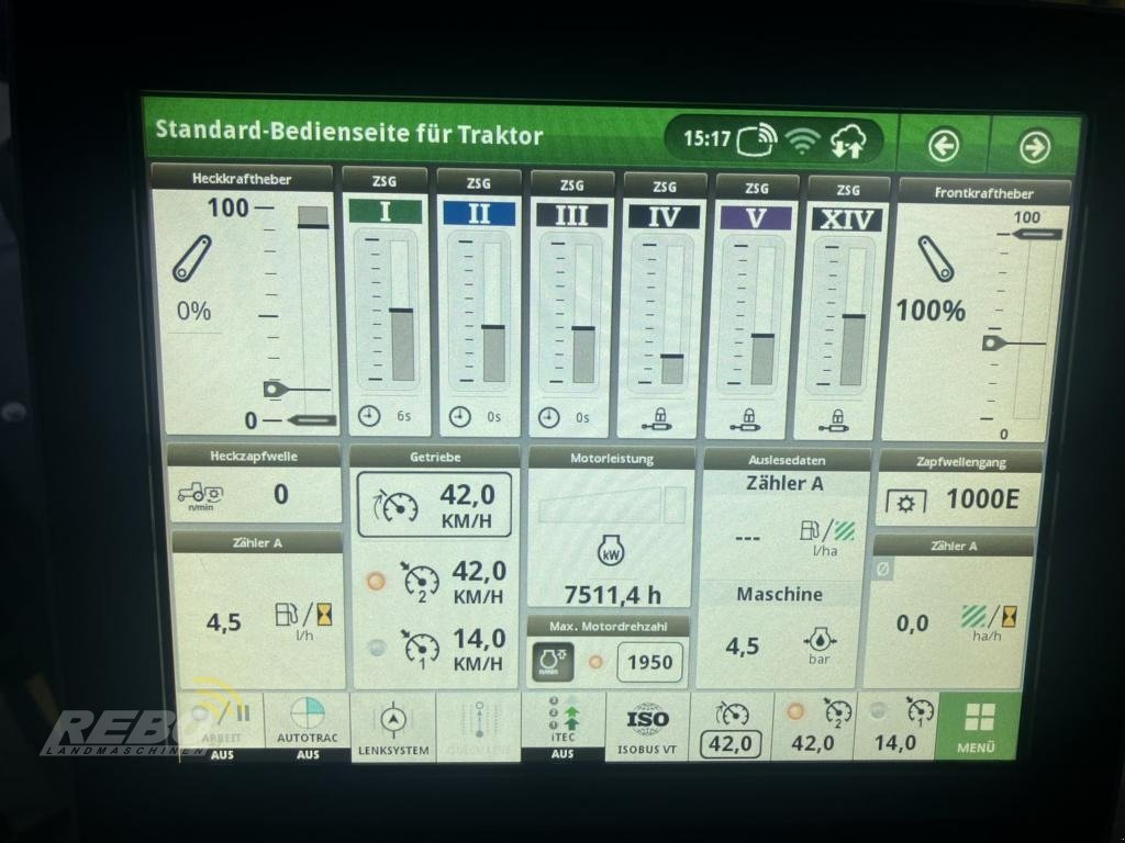 Traktor del tipo John Deere 6215R, Gebrauchtmaschine en Albersdorf (Imagen 18)