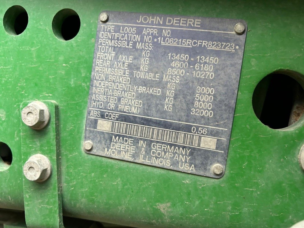 Traktor van het type John Deere 6215R, Gebrauchtmaschine in Sittensen (Foto 14)