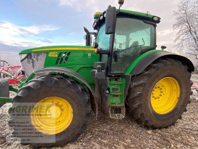 John Deere 6215R, Gebrauchtmaschine, Baujahr: 2018, Betriebsstunden: 5600 Stunden (Bild 1) Traktor des Typs John Deere 6215R, Gebrauchtmaschine in Weißenschirmbach (Bild 1)