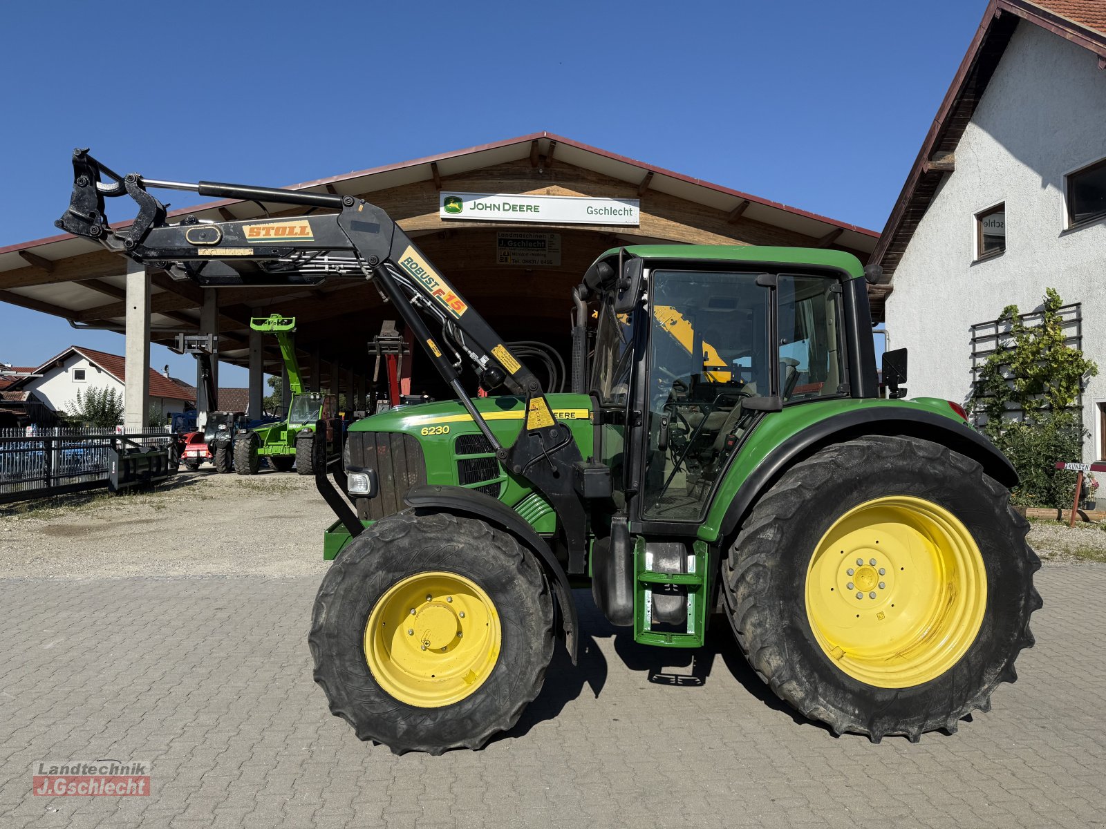 Traktor Türe ait John Deere 6230 mit Frontlader, Gebrauchtmaschine içinde Mühldorf (resim 2)