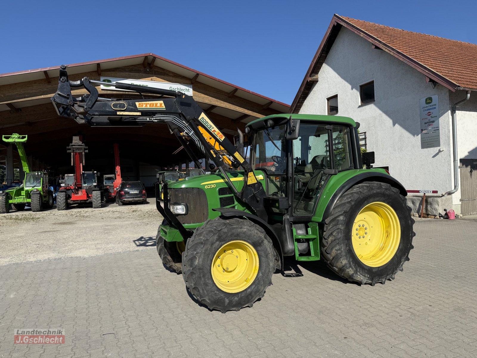 Traktor Türe ait John Deere 6230 mit Frontlader, Gebrauchtmaschine içinde Mühldorf (resim 3)