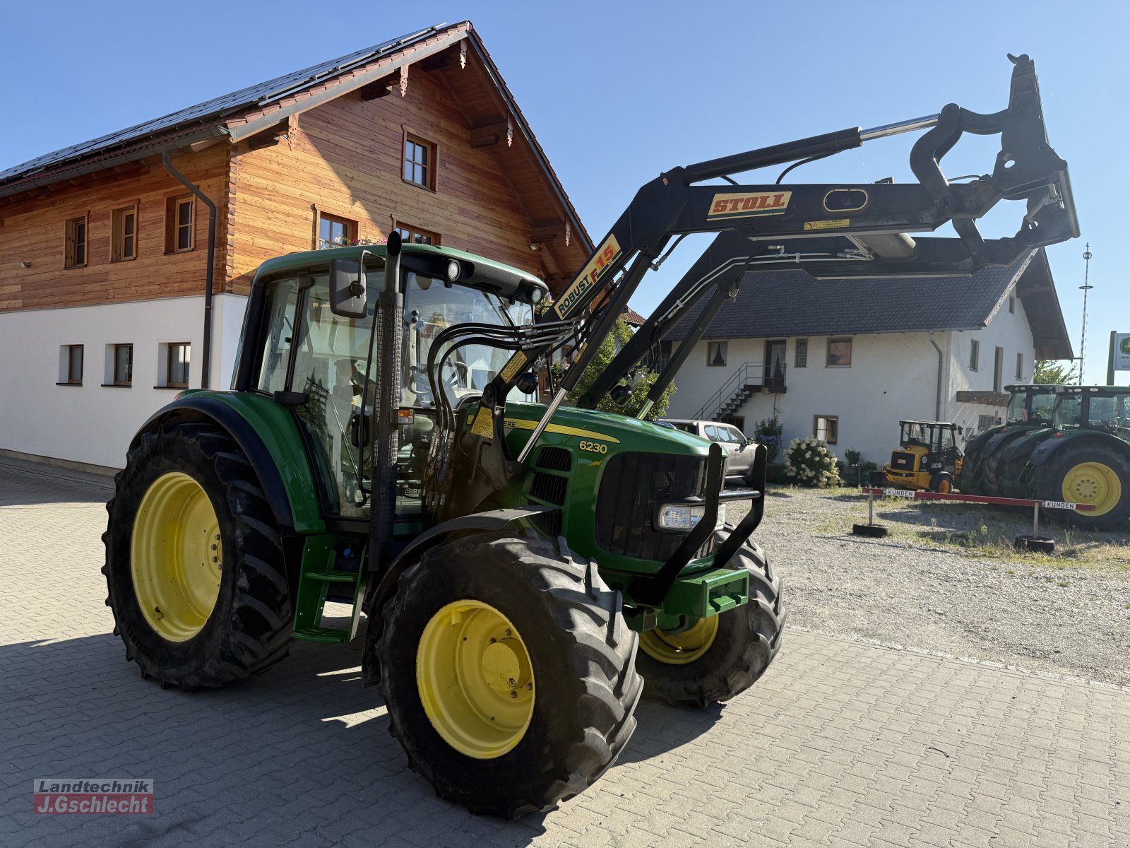 Traktor Türe ait John Deere 6230 mit Frontlader, Gebrauchtmaschine içinde Mühldorf (resim 10)