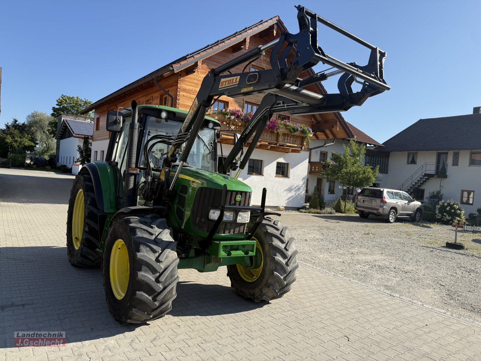 Traktor Türe ait John Deere 6230 mit Frontlader, Gebrauchtmaschine içinde Mühldorf (resim 11)