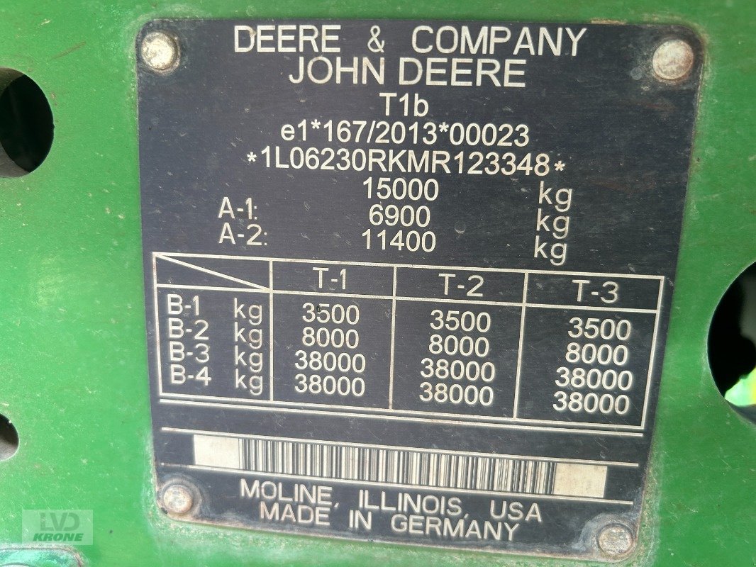 Traktor des Typs John Deere 6230R, Gebrauchtmaschine in Groß Munzel (Bild 12)