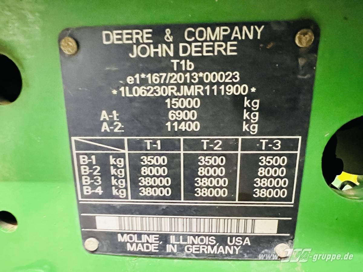 Traktor typu John Deere 6230R, Gebrauchtmaschine v Sülzetal OT Altenweddingen (Obrázok 18)