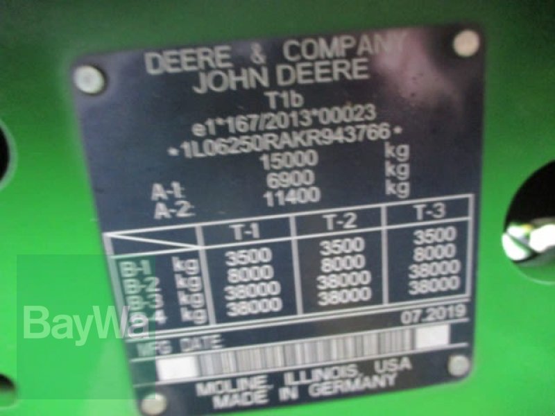 Traktor tipa John Deere 6250 R  AUTO POWER   #875, Gebrauchtmaschine u Schönau b.Tuntenhausen (Slika 10)