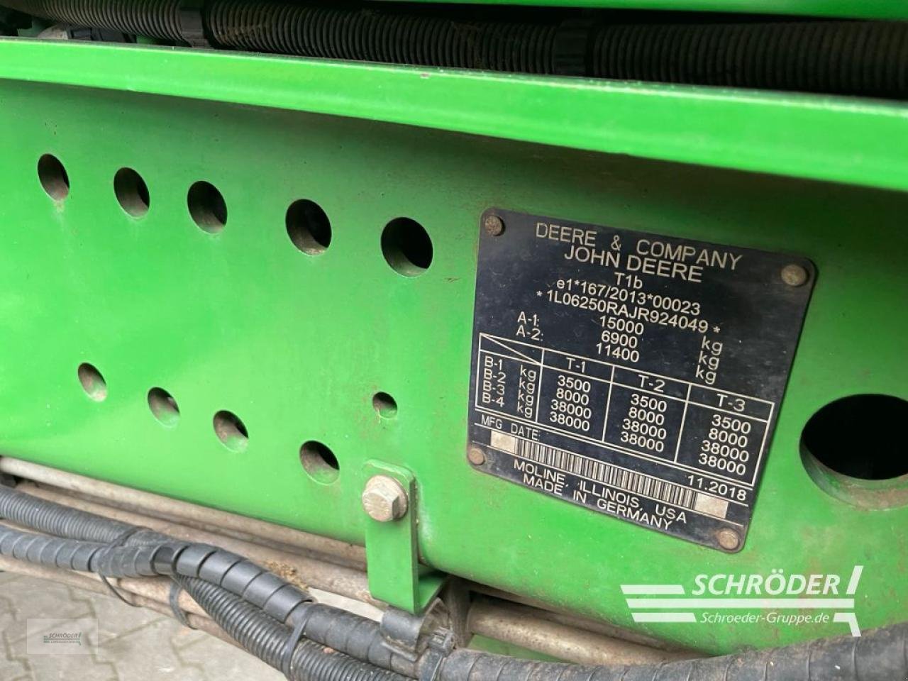 Traktor of the type John Deere 6250 R, Gebrauchtmaschine in Wildeshausen (Picture 22)