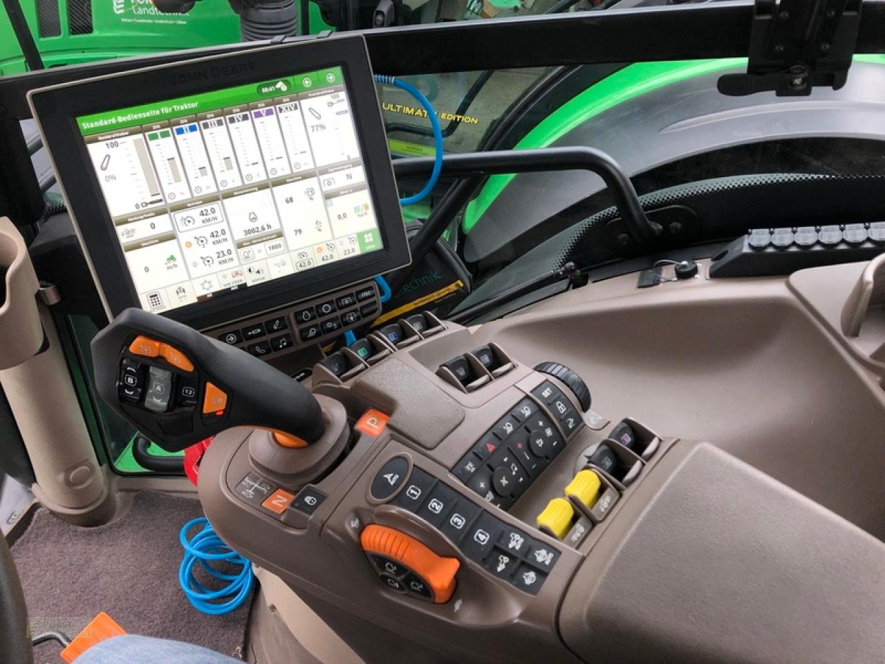 Traktor типа John Deere 6250R MIT FKH/ FZW/ AP-40KM/H, Gebrauchtmaschine в Jahnatal (Фотография 8)