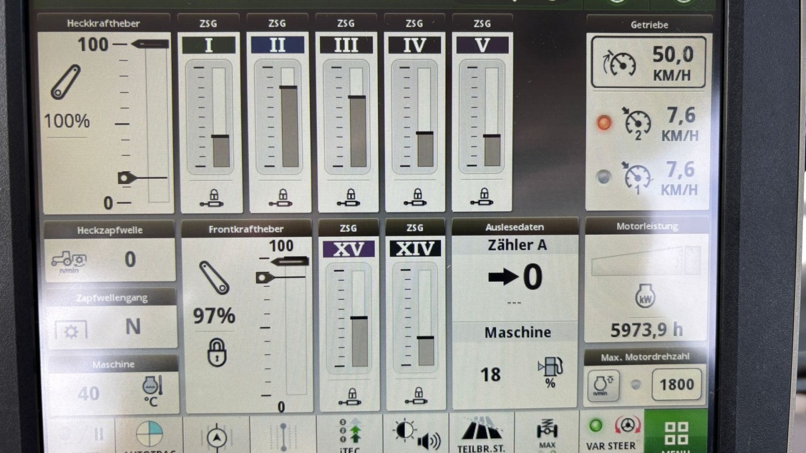 Traktor типа John Deere 6250R Premium Edition. Front lift.  AutoPowr. Auto Steer Ready. Command Arm. CommandPro. Vi har 9 stk 6250R til salg!!!, Gebrauchtmaschine в Kolding (Фотография 12)
