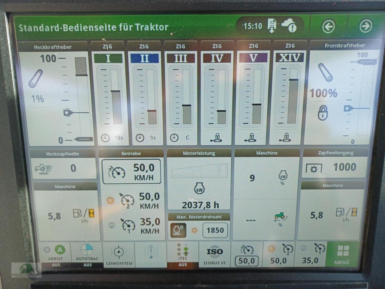 Traktor a típus John Deere 6250R - Reifendruckregelanlage, Neumaschine ekkor: Wasungen (Kép 13)