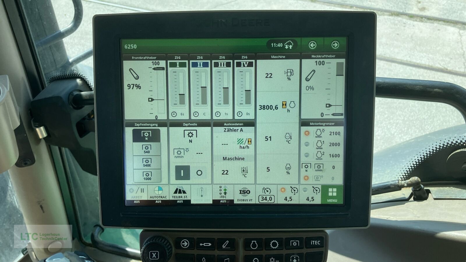 Traktor tipa John Deere 6250R, Gebrauchtmaschine u Großpetersdorf (Slika 7)