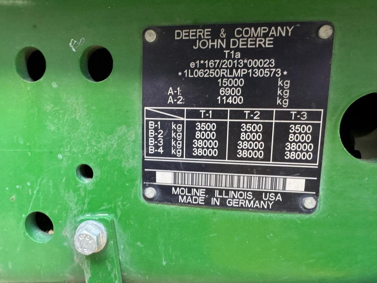 Traktor типа John Deere 6250R, Gebrauchtmaschine в Bramming (Фотография 8)