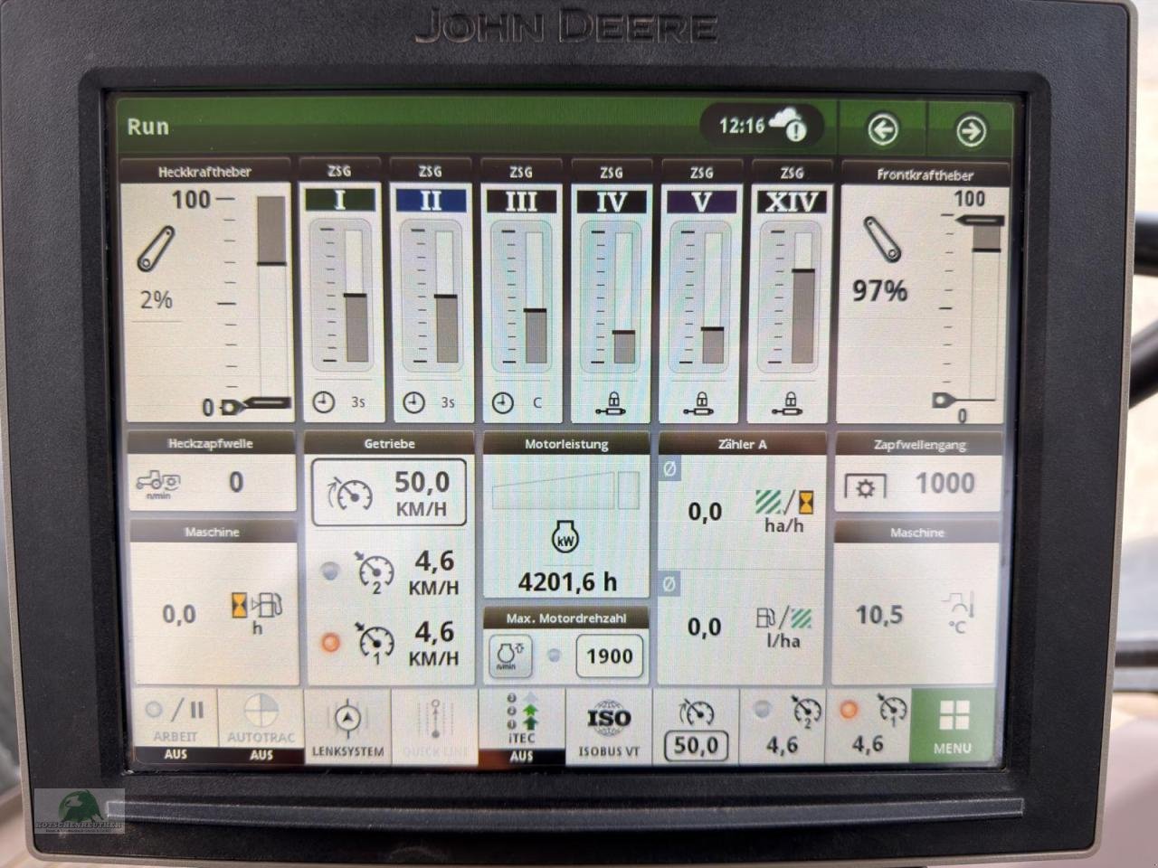 Traktor от тип John Deere 6250R, Gebrauchtmaschine в Hofheim (Снимка 11)