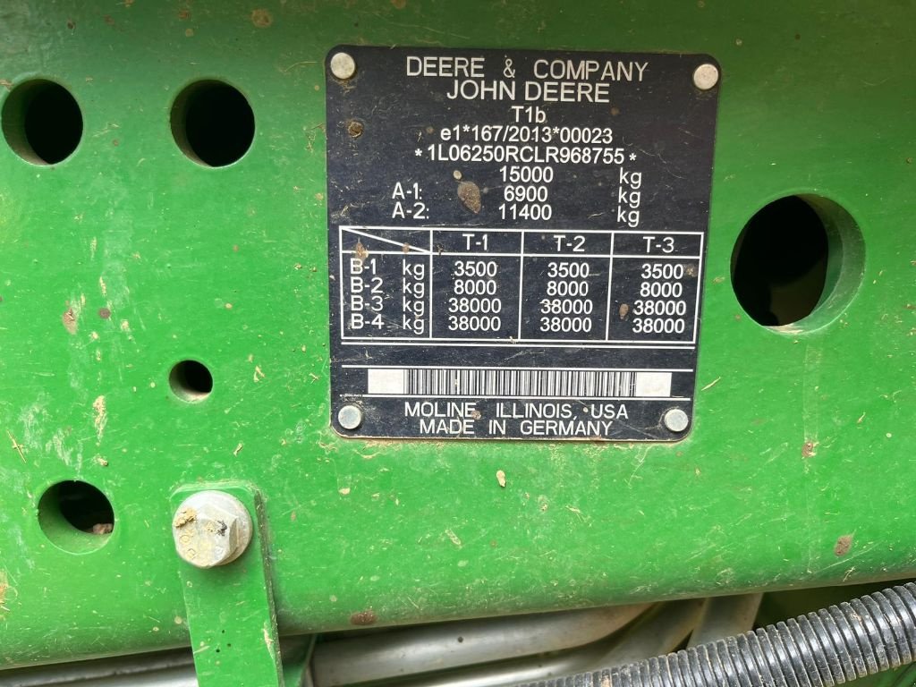 Traktor a típus John Deere 6250R, Gebrauchtmaschine ekkor: CHEMAUDIN ET VAUX (Kép 10)